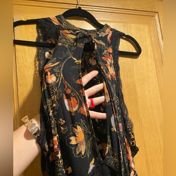 Intimately Free Free People Floral Dress Sz L - Picture 4 of 6